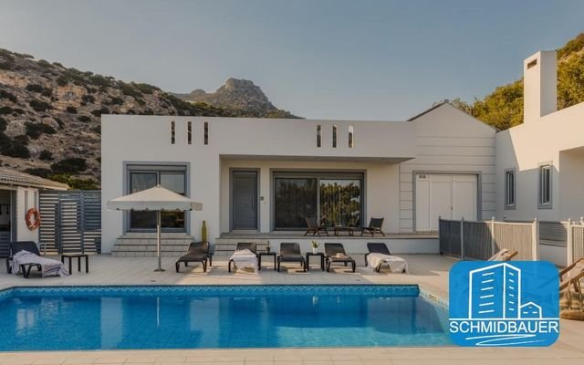 Kreta, Agios Ioannis: Zwei moderne Villen mit Meerblick in Ostkreta