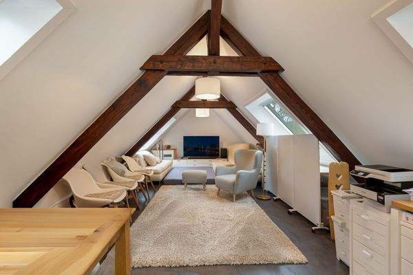 Wohnlicher Spitzboden