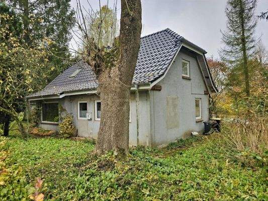 Vordere Giebelansicht vom EFH