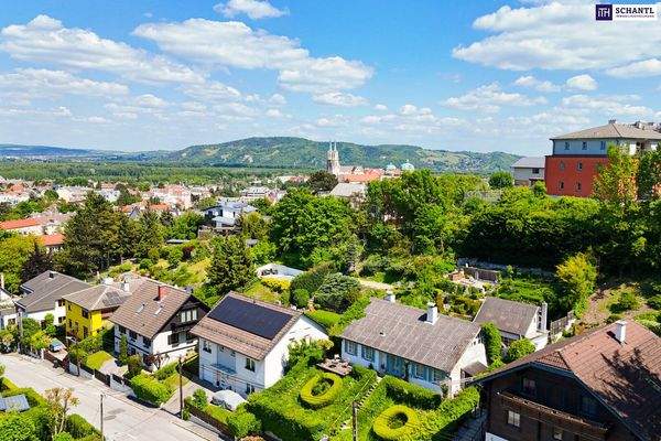 Umgebung, Blick auf Stift Klosterneuburg
