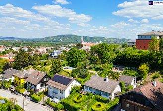Umgebung, Blick auf Stift Klosterneuburg