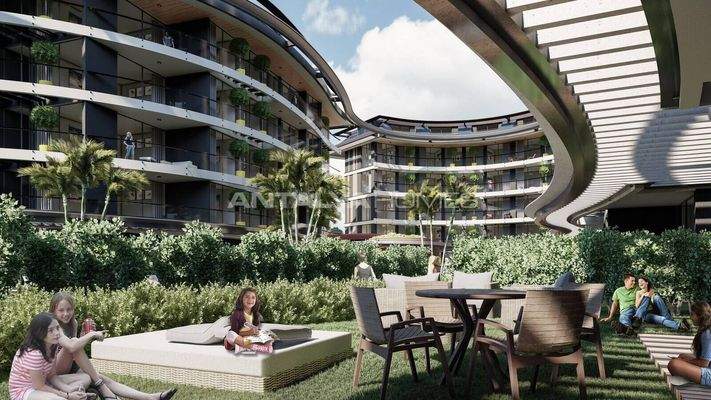 Sea and City View Apartments in Alanya Oba