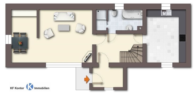 Grundriss EG Haus 1