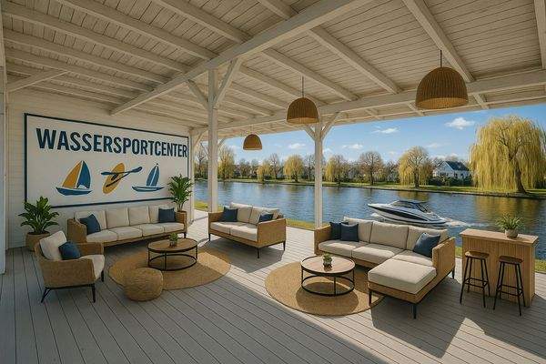 Event-Terrasse mit Havelblick (Visualisierung)