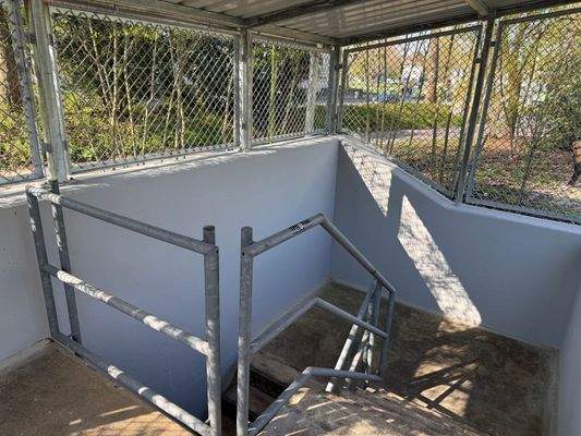 Teppe zur Tiefgarage