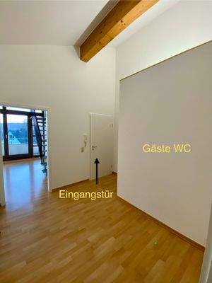 Eingang Flur und Gäste-WC