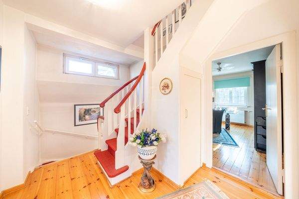 Treppe zum Spitzboden