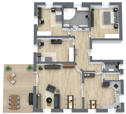 Wohnung 01 - 146 m²