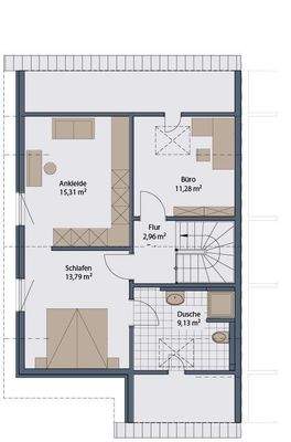 Grundriss Dachgeschoss