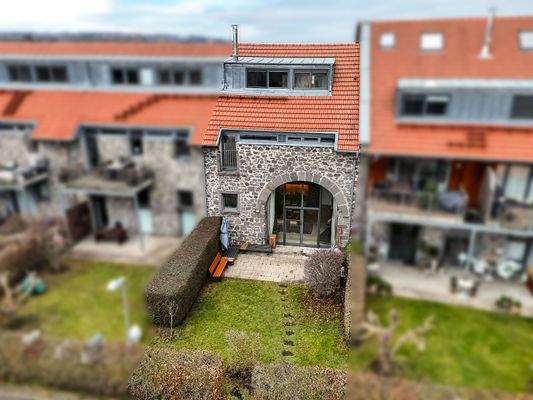 Blick auf die Süd-West-Terrasse