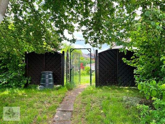 Rückwärtiger Gartenausgang