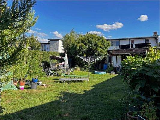 Blick in den schönen Garten