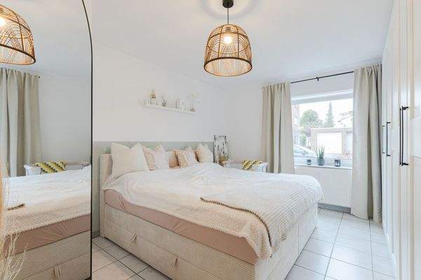 Teilansicht Schlafzimmer