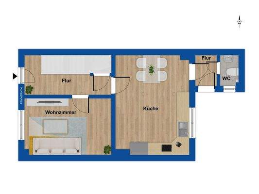 Grundriss - Erdgeschoss