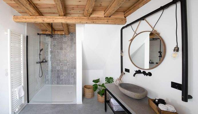 XXL Dusche 140x140cm