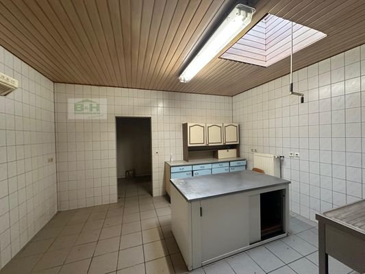 Küche mit Oberlicht