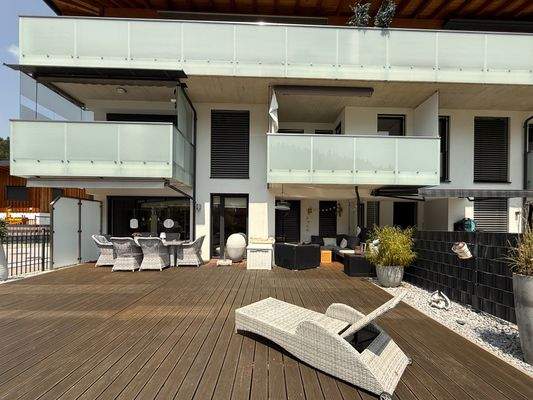 Terrasenblick auf Whg