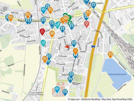 Geolyzer Kartenausschnitt