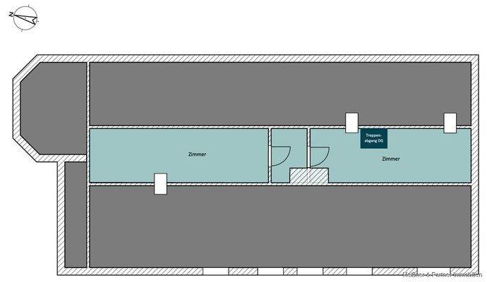 Grundriss zweites Dachgeschoss