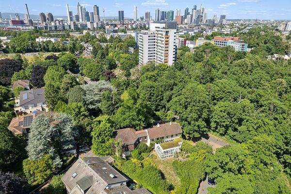 Drohnenansicht Skyline