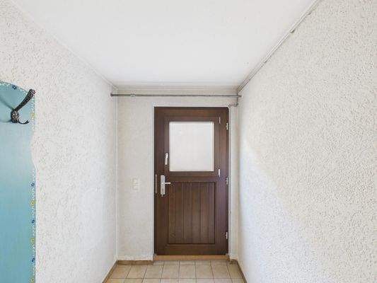 Türe im Untergeschoss zum Garten