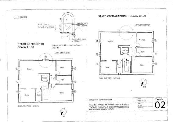 Penthouse in Gardone Riviera mit Blick auf den Gardasee