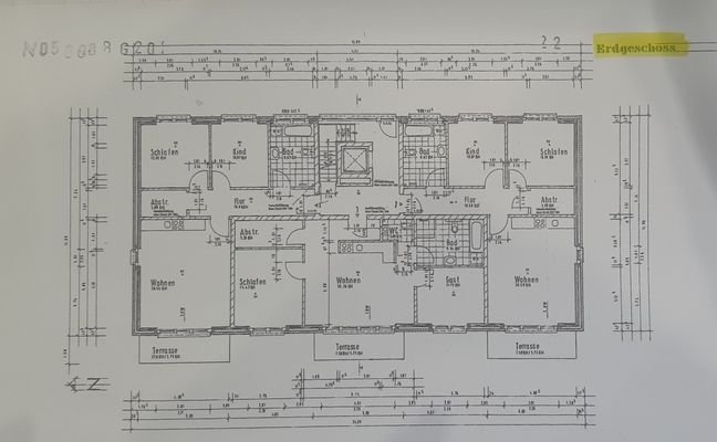 Erdgeschoss Grundriss Original