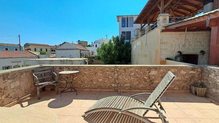 Kreta, Vamos: Traditionelle Steinvilla mit zwei Schlafzimmern, Garten und Erweiterungspotenzial