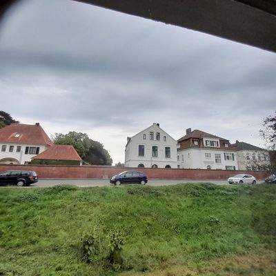 Blick aus dem Schlafzimmer Gästewohnung