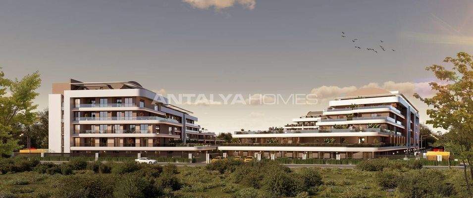 Apartments in a Complex near the Beach in Antalya Kundu