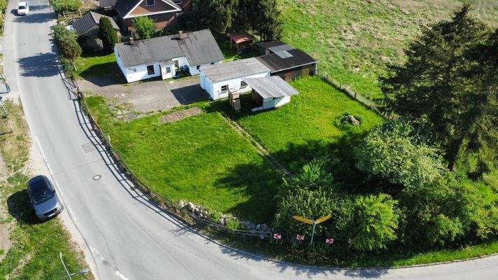 Seitliche Luftsaufnahme