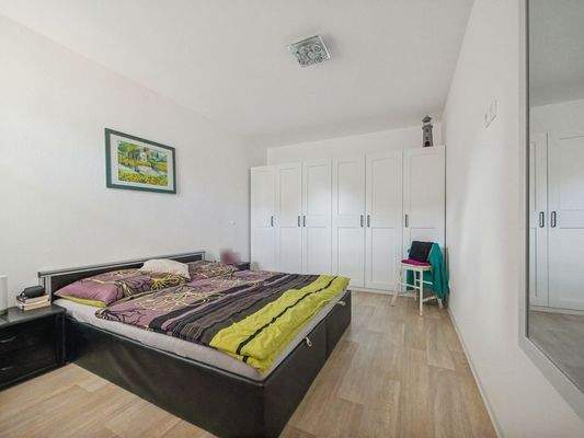 Schlafzimmer (3-Raum-Maisonettewohnung, Haus Nr. 5)