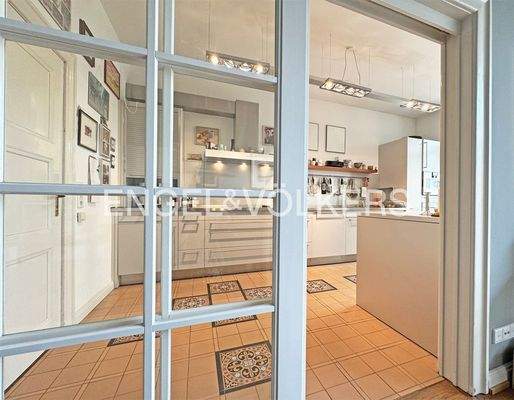 Schiebetür zur Küche