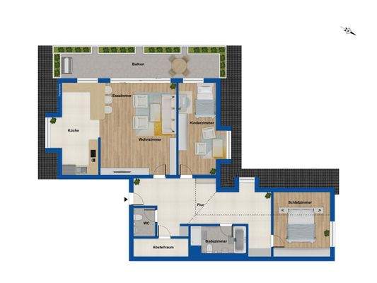 Grundriss Dachgeschoss