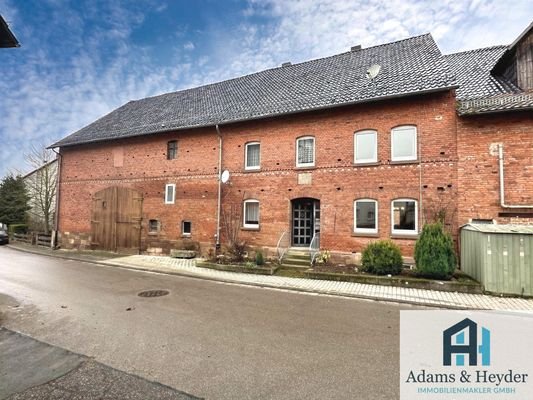 Ansicht Wohnhaus + Scheune