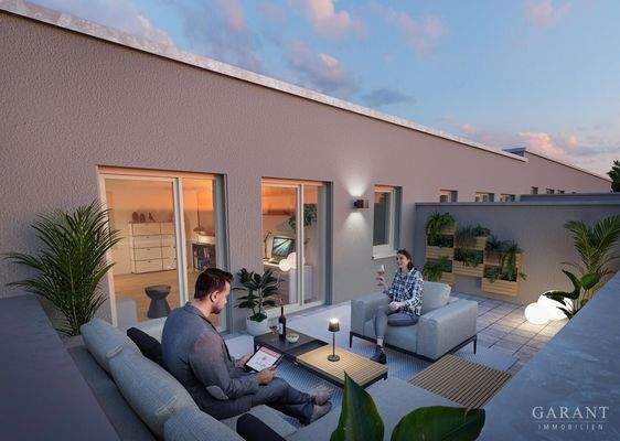 72891 5RH Gaustadt Visualisierung Dachterrasse