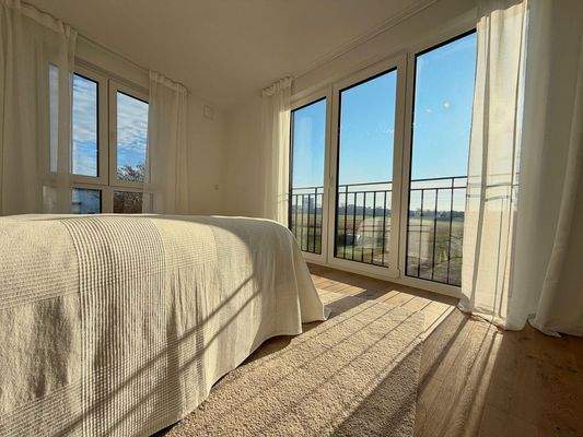 Aussicht Schlafzimmer