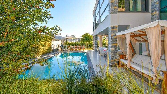 Move-In Ready Stylish House with Private Pool in Bodrum