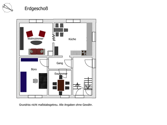Grundriss Erdgeschoß
