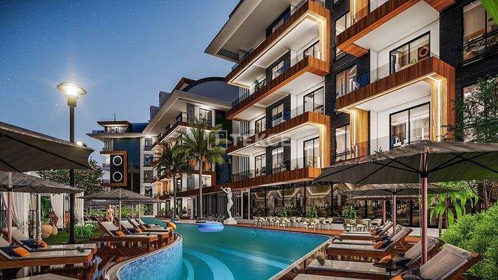 Chic Flats with Smart Home Systems in Oba Alanya