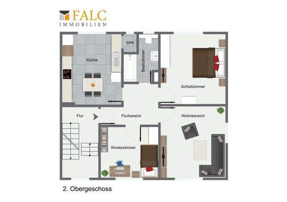 Grundriss 2. Obergeschoss 