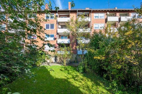 Grünflächen vor dem Haus 