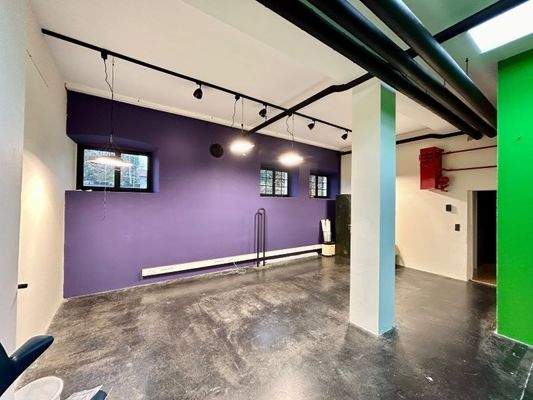 Blick in die Gewerbefläche