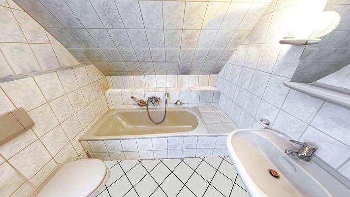 Badezimmer im Obergeschoss