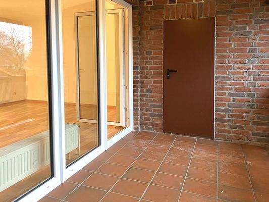 Balkon mit Abstellraum