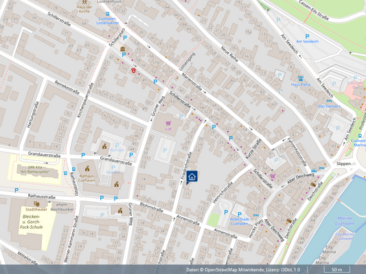 Lidl, Rathaus, Schule, Kita