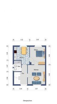 Grundriss Obergeschoss