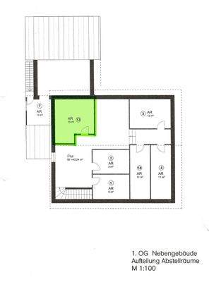 Weiterer Abstellraum im OG