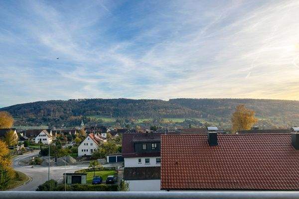 Aussicht vom Balkon