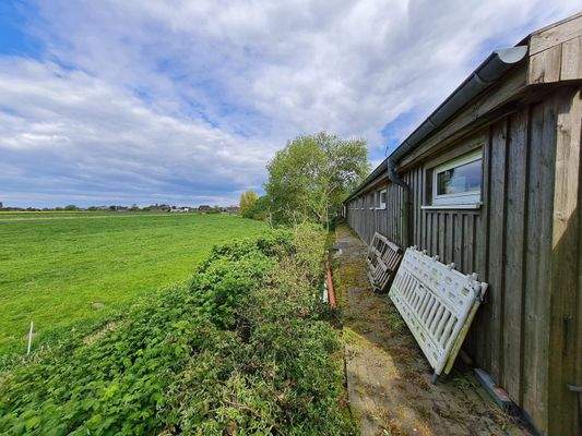 Rückseite des Gebäudes